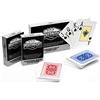 Poker Night Pro 2 giochi di carte da gioco professionali 100% plastica Texas Holdem Poker (1 x rosso/1 x blu) | 54 monete per gioco, inclusi 2 jolly | indice Jumbo | Qualità Super Casino