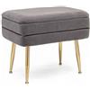 Konte.Design Panca singola contenitore PAVLINA grigio 50X35X42 cm