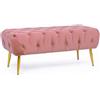 Konte.Design Panca GIACINTA rosa 103X46X40 cm