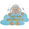 Petra's Bastel News Petra S Kit Creativo News a woh7 7beh Set bricolage, Pecorella con Wolke, pronta da Dimensioni, 25 x 18 cm, Legno