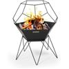 Barbecook Braciere per legna barbecook jura in acciaio nero, diametro 42,5 cm