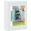 Verdemax Serra Azalea - 3 ripiani - 70 x 50 x 125 cm - acciaio verniciato-PVC - verde-trasparente - Verdemax (unità vendita 1 pz.)