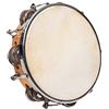 Fuzeau 3991 - Tamburello con pelle naturale, 20 cm, con sonagli
