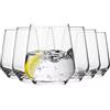 Krosno Bicchieri da Acqua Set di 6, 430 ml, Collezione Splendour | Tumbler per whisky, bevande, cocktail, gin tonic, succo, Vetro Cristallo senza piombo, Lavabili in lavastoviglie, Idea regalo