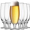 KROSNO Alti Bicchieri Birra Pokal Vetro 0,5 Litri | Set di 6 | 500 ML | Collezione Chill | Perfetto per casa, ristoranti e Feste | Adatto alla Lavastoviglie