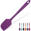 U-Taste 35.6cm Grande Spatola Flessibile Silicone: U-Taste 315℃ Resistente al Calore Leccapentola di Gomma Raschietto Antiaderente, Utensile da Cucina per Miscelazione Raschiare (Viola)