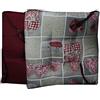 Russo Tessuti 6 Cuscini Sedie Cucina Coprisedia Imbottiti Cuore Allungato Laccetti Vari Colori-Bordeaux