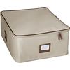 Ordinett Contenitore per Armadio in Tessuto con Cerniera, Beige, Medio