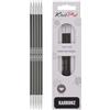 KnitPro - Ferro da Maglia, Diametro 3,0 mm, Lunghezza 15 cm, in Fibra di Carbonio