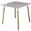 MIlani Home THOMAS - tavolo da pranzo scandinavo quadrato