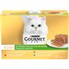 Gourmet Gold Paté 24 x 85 g Alimento umido per gatti - con Verdure
