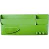 Bi-Office Vaschetta Portaoggetti Magnetica Per Lavagna Bianca Magnetica, Colore Verde, 230 x 100 x 40 mm