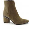 Vegan Shoes Italy VSI NAILA Scarpe Donna Stivaletti zip effetto scamosciato tacco vegan shoes Made in Italy