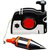 Candeon Bobina a Piombo, Filo a Piombo Plumb-Rite Magnetico, 310g Rite Plump-Rite Con 4,5m Riavvolgimento Automatico Corda, Magnetic Plumb Bob Setter per Falegname E Cartongessista