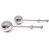 BITEYI Infusore per Tè a Sfera,Forma Di Palla Spinta Stile Colino per tè Acciaio Inossidabil Filtro de Tè,con Manico Lungo(Set di 2)