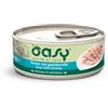 Oasy Specialità Naturale Cat Adult Straccetti in soft-jelly 70 gr - Tonno e Gamberetti - Confezione da 24 pezzi - Cibo umido per gatti