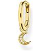 Thomas Sabo Orecchini 925 argento zirconia_cubica Donna, Oro, OneSize - CR708-414-14