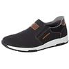 Rieker Sneaker da Uomo B3450, Grey Black Black Black Mogano B3450 00, 44 EU