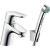 Hansgrohe miscelatore Hansgrohe Focus Bidette con doccetta, finitura cromo lucido - 31926000