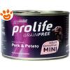 Prolife Dog Grainfree Sensitive Adult Mini Maiale e Patate - Lattina da 200 Gr