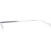 Free 50 TP K01 coppia reggimensola bianco per ripiano in vetro da 90 cm