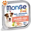 Monge Dog Fruit Adult Salmone e Pera - Vaschetta Da 100 Gr