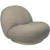 GUBI poltrona PACHA LOUNGE CHAIR - 10964-VIDAR-222-PEARL-GOLD-BASE