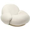 GUBI poltrona con braccioli e base girevole PACHA LOUNGE CHAIR - 24361-KARAKORUM-001-GOLD-BASE