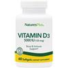 Nature's Plus Vitamina D3 5000 Ui 60 capsule