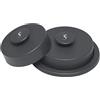 Lurch 240500 Pressa per Hamburger, Nero, 10.8 cm e 9.3 cm, 2 pezzi