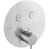 Newform - X-Steel miscelatore doccia termostatico due uscite+parte incasso - 70426X+27751