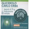 Carlo Erba - Glicerolo Adulti Confezione 6 Microclismi 6,75 Gr