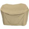 Tepro Rotondo telone di Copertura Universale Gruppo di sedie, Misura Grande, Colore: Beige, 320 x 320 x 95 cm, 8627