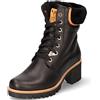 Panama Jack Phoebe Igloo Travelling - stivaletti Donna, Nero (Negro B1), 37 EU