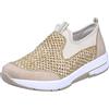 Rieker N8411, Mocassino Donna, Beige, 41 EU