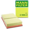 Mann Filter MANN-FILTER C 1955-2 Filtro dell'aria (set da 2) - per Autovetture + veicoli commeriali
