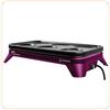 LITTLE BALANCE 8498 Pancakes Party 1500-6 - Apparecchio per pancake e mini pancake con piastra rimovibile, 6 persone, 1500 W, prugna