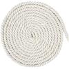 G2PLUS 20M Macrame Cord Cordoncino Cotone 8MM Filo Macrame Cotone Spago Bianco per Decorazioni Cucina Cottura Natale Confezionamento Regalo