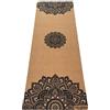 Yoga Design Lab YOGA CORK MAT 5.5mm MANDALA BLACK