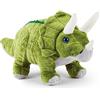 Zappi Co Peluche Morbido e Cuddly per Bambini - Parte della Collezione di Animali Safari, Perfetto per i Bambini (Triceratopo)