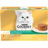 Gourmet Megapack risparmio! Gourmet Gold Tortini 96 x 85 g Alimento umido per gatti - Manzo, Pollo, Agnello, Tacchino con Verdure