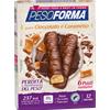 NUTRITION & SANTE' ITALIA SpA Pesoforma Barrette al Cioccolato e Caramello - Barrette sostitutive del pasto per perdere peso - 6 barrette