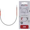 KnitPro Zing - Ferri circolari, 25 cm, 2,75 mm, colore: Rosso