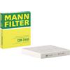 Mann Filter MANN-FILTER, CUK 2440 Filtro abitacolo, Carbone attivo | Per Autovetture, Filtrazione di polvere e polline, Riduzione degli odori, Qualità originale OE
