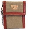 Troop London Portafoglio Unisex in canvas e pelle Troop London Khaki