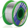 HAPPY FINDING Saldare, saldatura senza piombo con anima di colofonia (Sn99.3 Cu0.7/0.8mm, 50g)