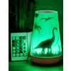 Mostof Lampada da comodino a LED, Dinosauro Luce Notturna Bambini con Telecomando e Sensore Tattile, Plastica, multicolore, a 360°, ricaricabile, con controllo della luminosità (Dinosauro)