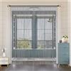 HSYLYM String Tenda per porte Decorazioni per finestre Divisorio Decorazioni per stanze Tenda singola per finestra 200x200cm Grigio
