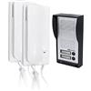 SCS Sentinel - PAF0007 - Citofono audio a 2 alloggiamenti - Citofono con filo di collegamento - 2 Combinati interni, 1 platino di Rue Esterno, 2 Adattatori Secori - AudioKit Duo