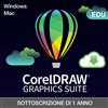 CorelDRAW Graphics Suite 2024 - Abbonamento 1 anno Education per Win e Mac - LCCDGSSUBA11